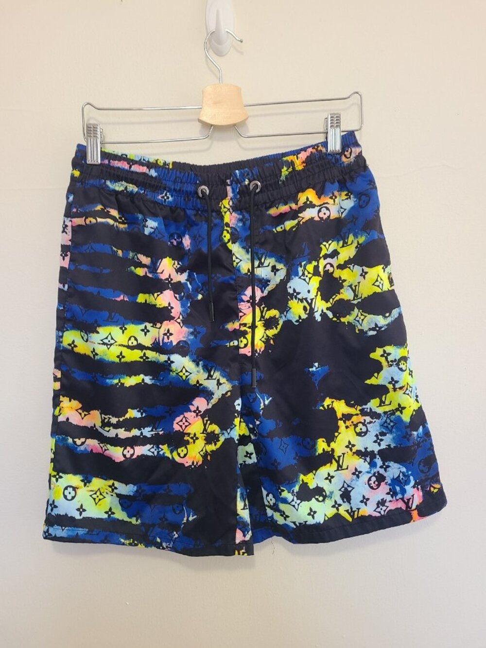 Louis Vuitton Camo Tie Dye Swim Short Trunks